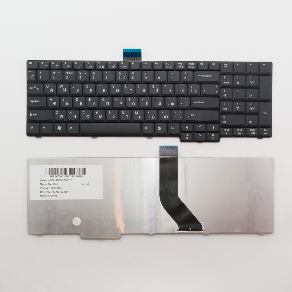 Клавиатура для ноутбука Acer Aspire 8920G, 8930G черная