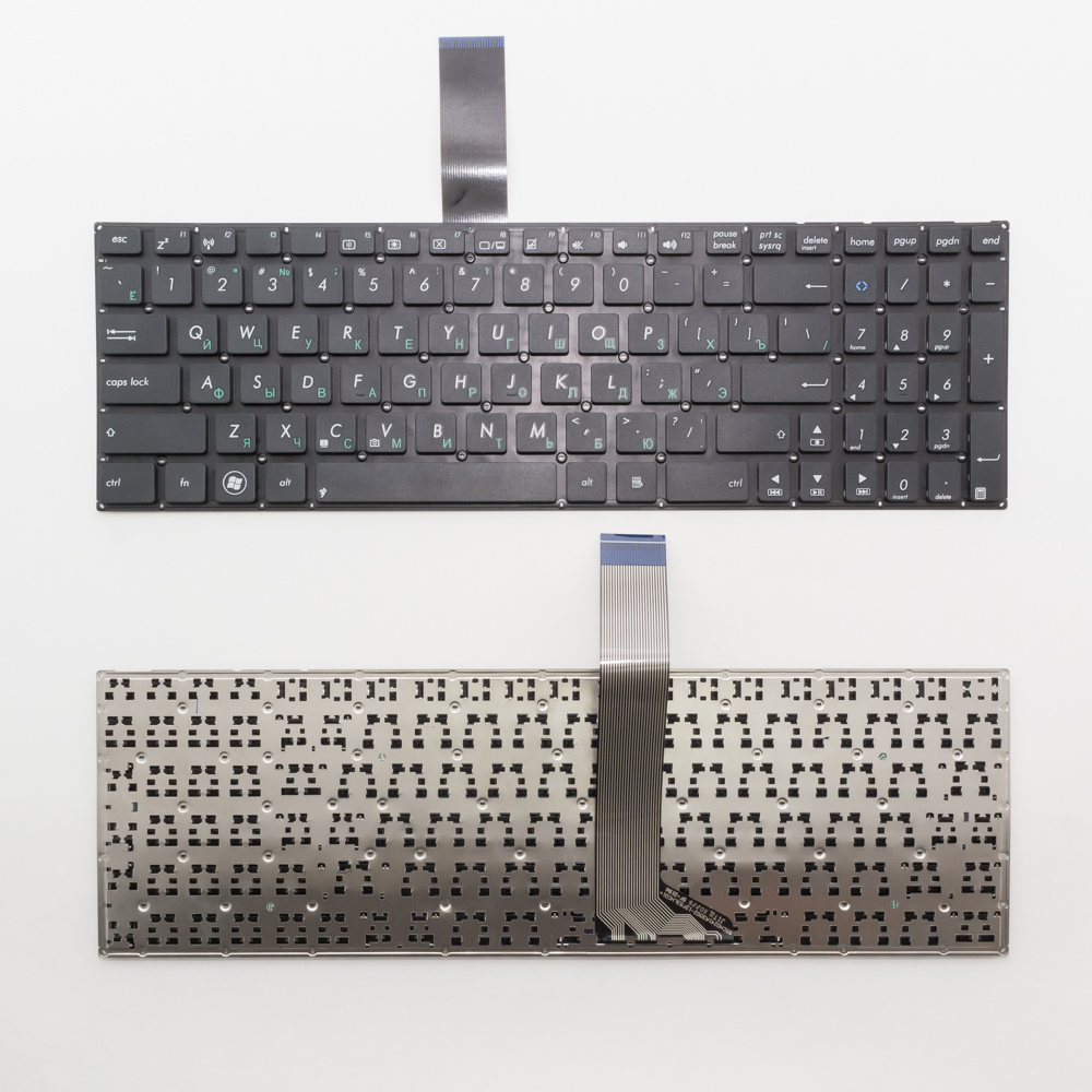 Клавиатура для ноутбука Asus K56, K56C, K550D черная без рамки