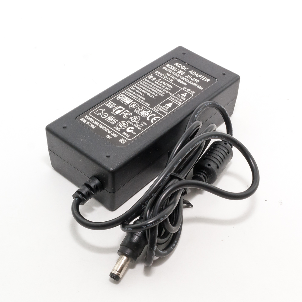 Блок питания для лед подсветки 12V 4A (48W) 5.5х2.5мм пластиковый