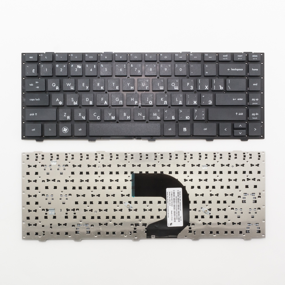 Клавиатура для ноутбука HP Probook 4440S, 4441S черная без рамки