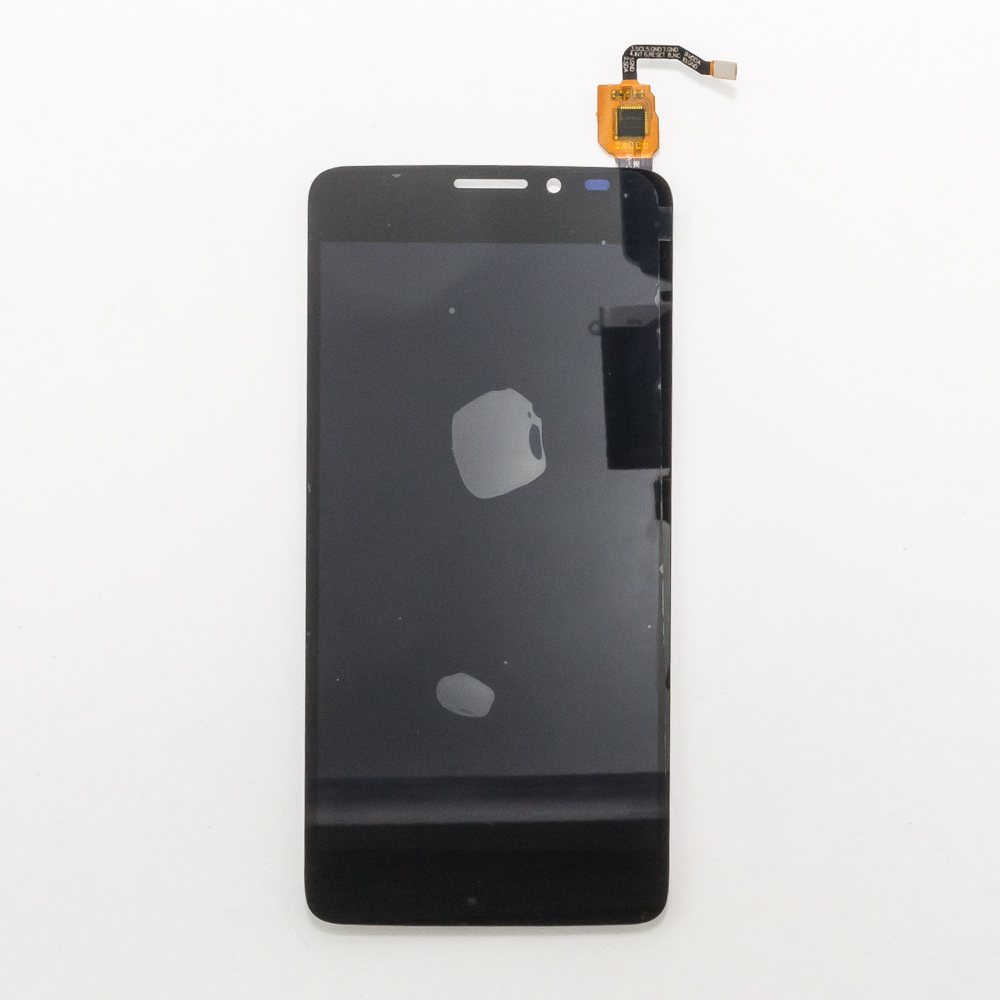 Дисплей в сборе с тачскрином для Alcatel 6043D Idol X+ черный