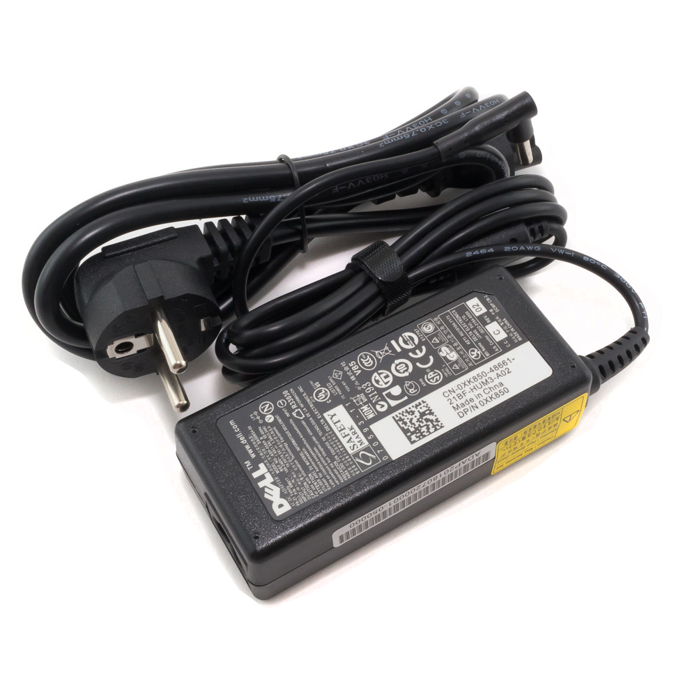 Зарядка для ноутбука Dell 19.5V 3.34A (65W) 4.5x3.0мм с иглой