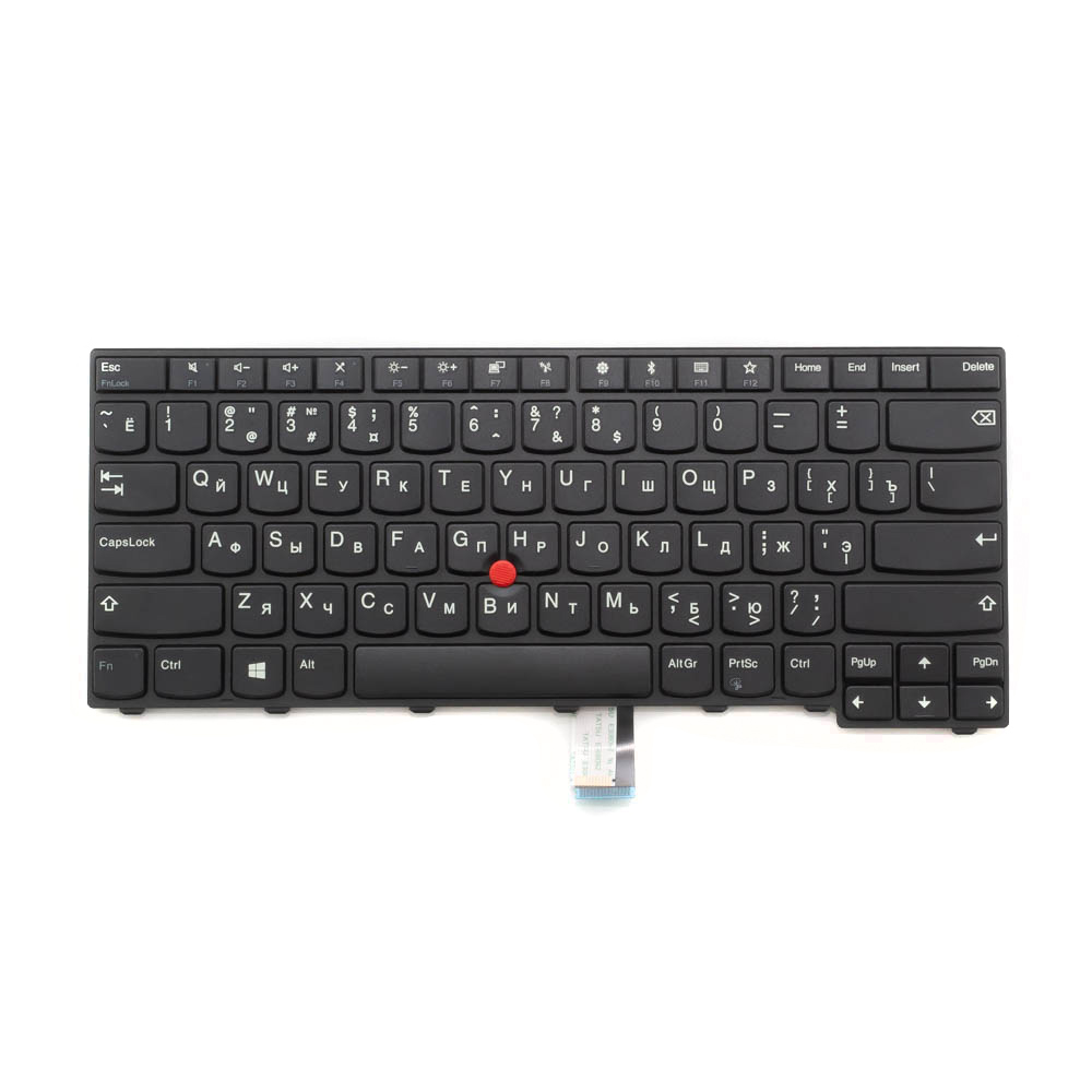 Клавиатура для ноутбука Lenovo ThinkPad L470 черная со стиком