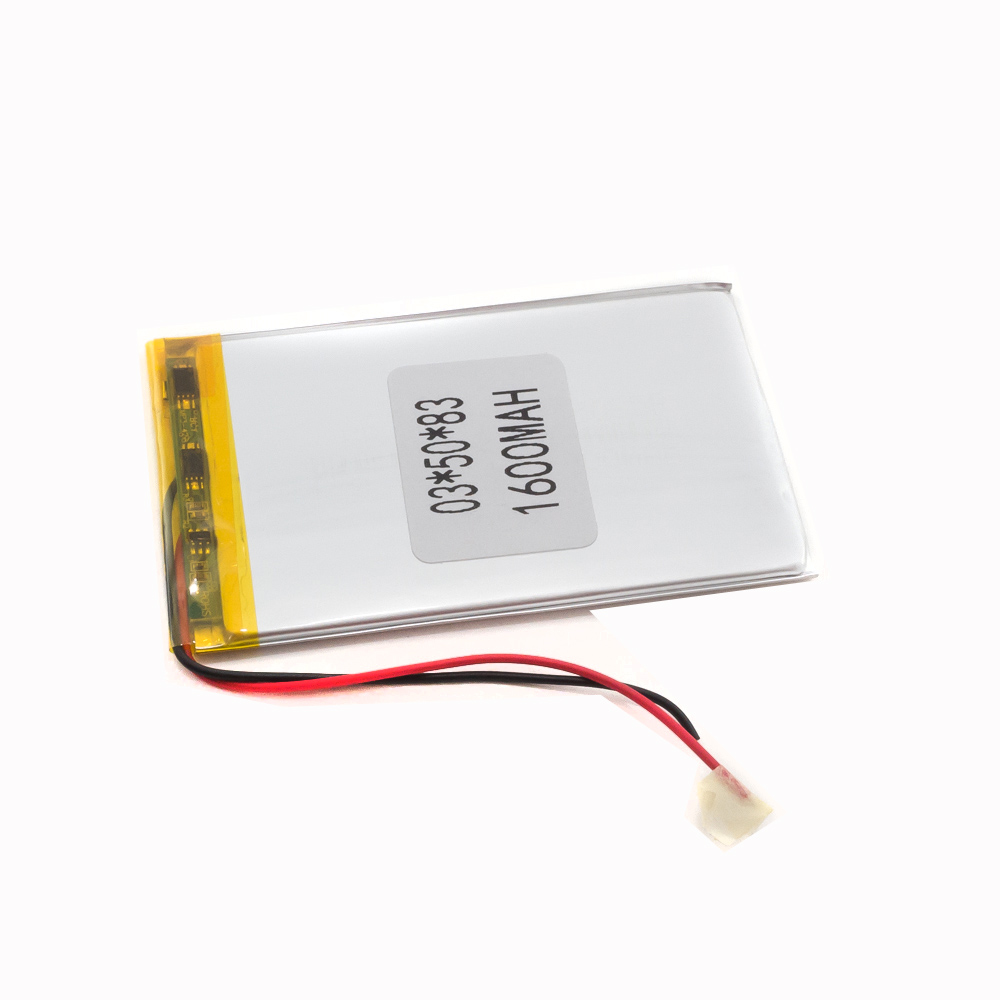 Аккумулятор 3.7v 1500mAh 85x50x3мм (2 pin)