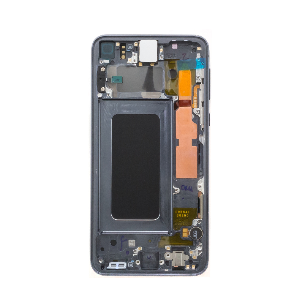 Дисплей в сборе с тачскрином для Samsung Galaxy S10e SM-G970 черный, с рамкой