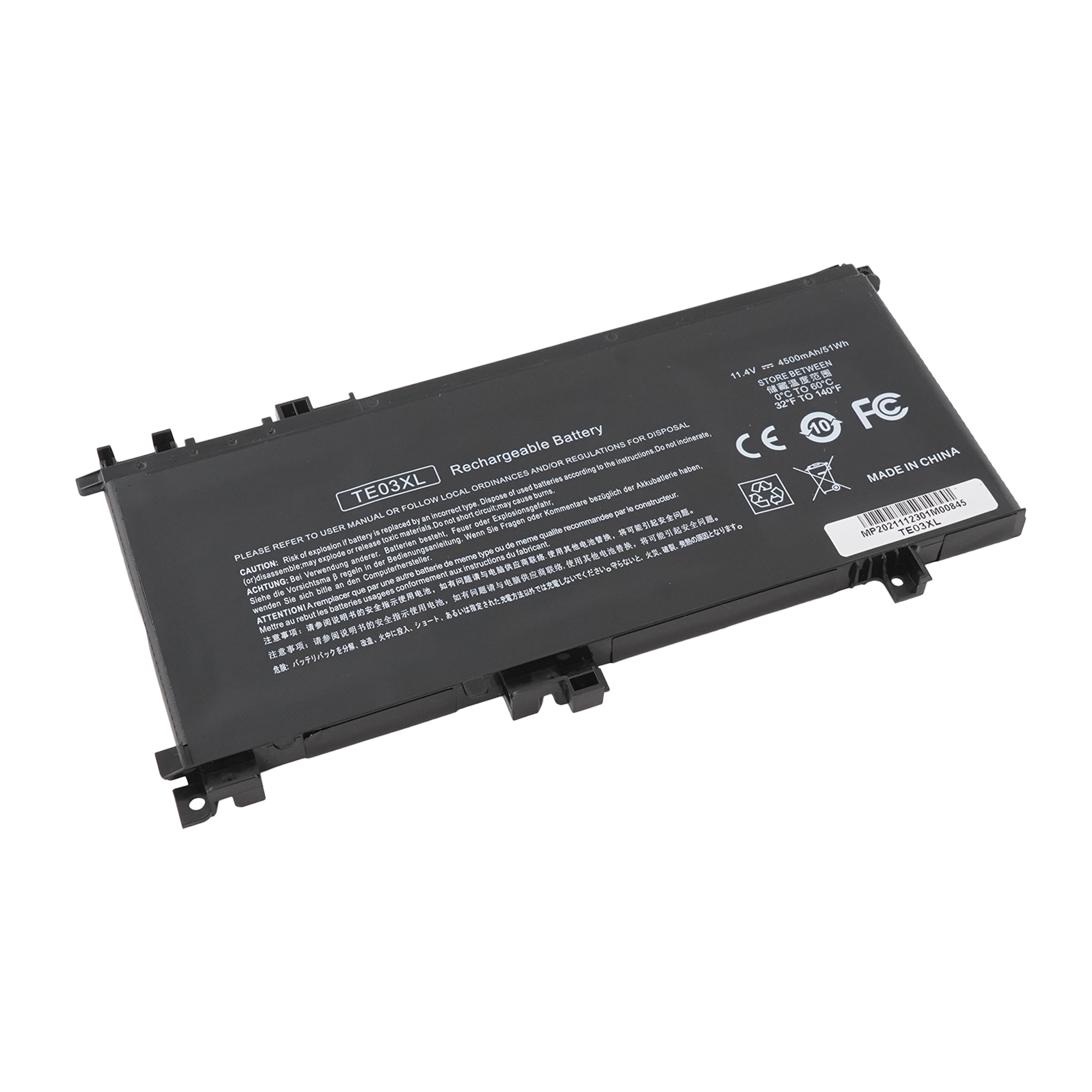 Аккумулятор для ноутбука HP (TE03XL) Pavilion 15-BC 11.4V 4500mAh